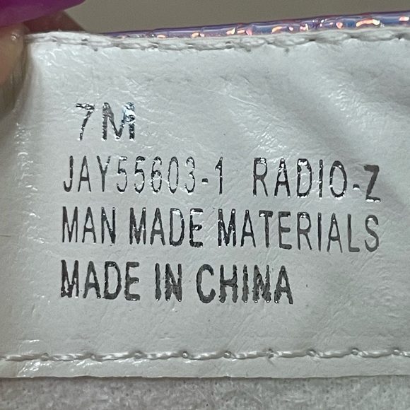 Cape Robbin Holographic Radio Chunky Pink White Ankle Platform Boots, Size 7M - Picture 2 of 5